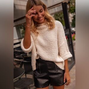 Easy Clothes Ecru Gigi Sweater